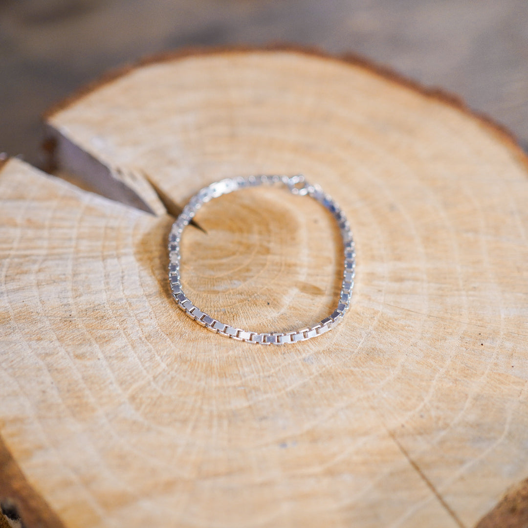 Vincent | 3 mm Armband aus Sterlingsilber
