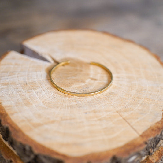 D’ORO | 4 mm Armband aus Sterlingsilber mit Goldpatina