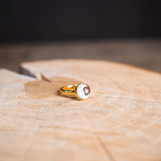 „Luna et étoile“ Ring