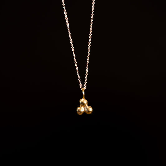 „Bubble“ Anhänger mit Kette